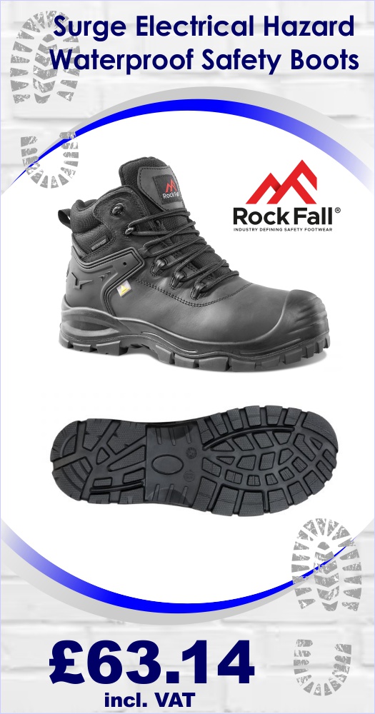 Rock Fall Surge Electrical Hazard Waterproof Safety Boots