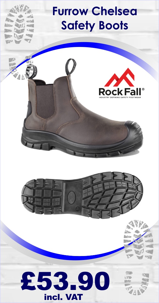 Rock Fall Furrow Chelsea Safety Boots