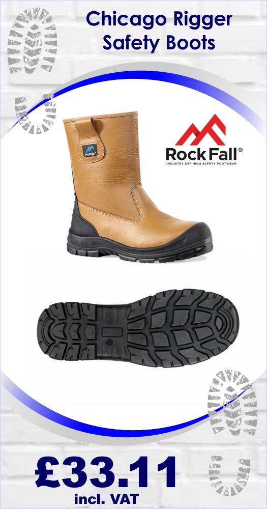 Rock Fall Chicago Rigger Safety Boots