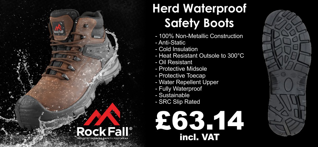Rock Fall Herd Waterproof Safety Boots 