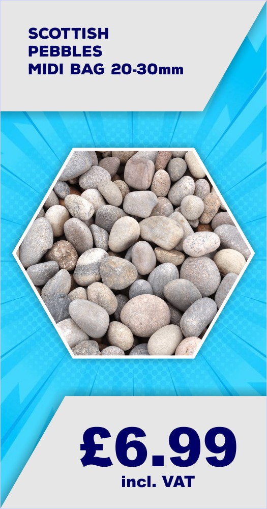 Scottish Pebbles Midi Bag 20-30mm