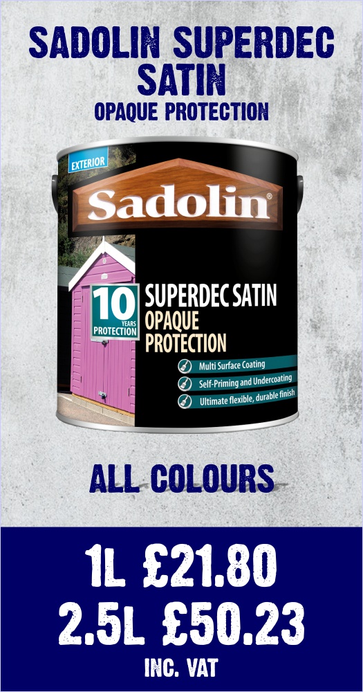 Sadolin Superdec Satin Opaque Protection