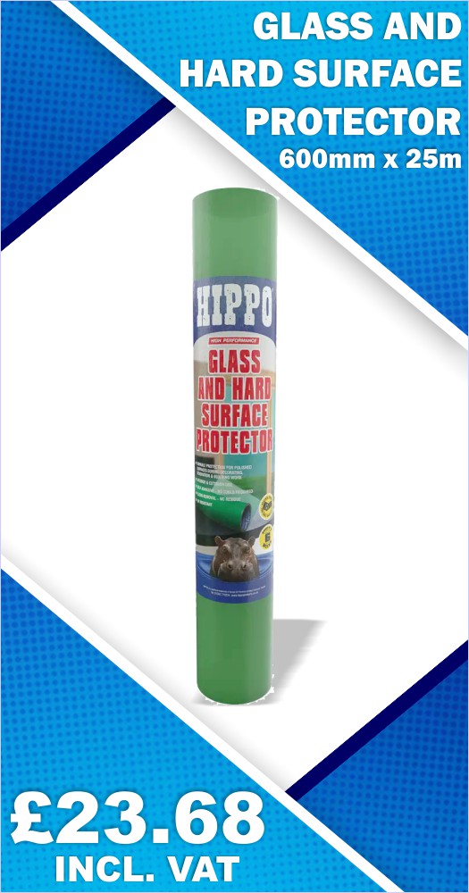 Hippo Glass and Hard Surface Protector 600mm x 25m