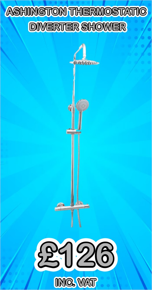 Ashington Thermstatic Diverter Shower Bar