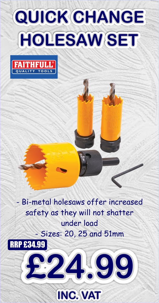 Quick Change Holesaw Set