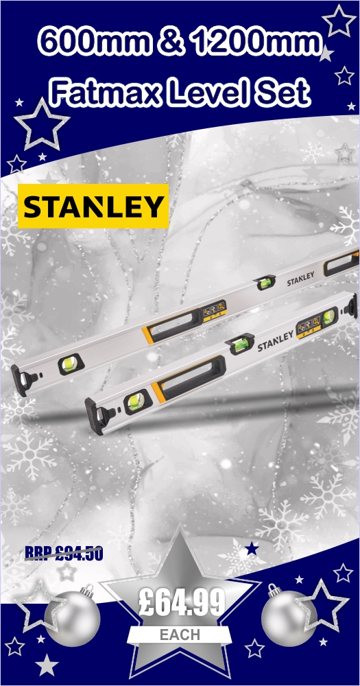 Stanley 600mm x 1200mm Fatmax Level Set